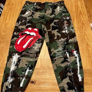 Tru-Spec Distressed Camouflage Pants